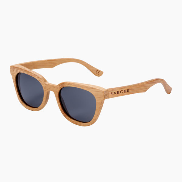 BARCUR - Γυαλιά Ηλίου Bamboo Upturned Style με Black Polarized Φακό (8212)