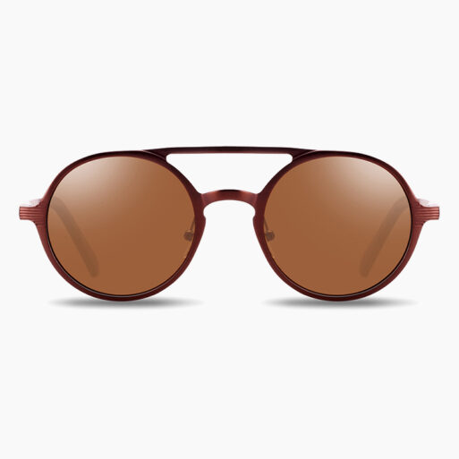 BARCUR - Γυαλιά Ηλίου Pilot Stainless Bronze Σκελετός & Tea Φακός Polarized (8565)