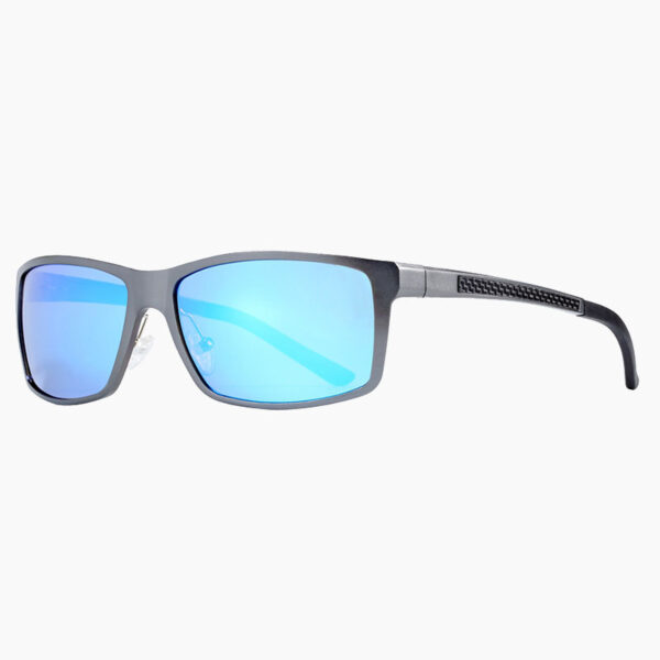 BARCUR - Γυαλιά Ηλίου Active Stainless Ασημί Σκελετός & Μπλε Φακός Polarized (6561)